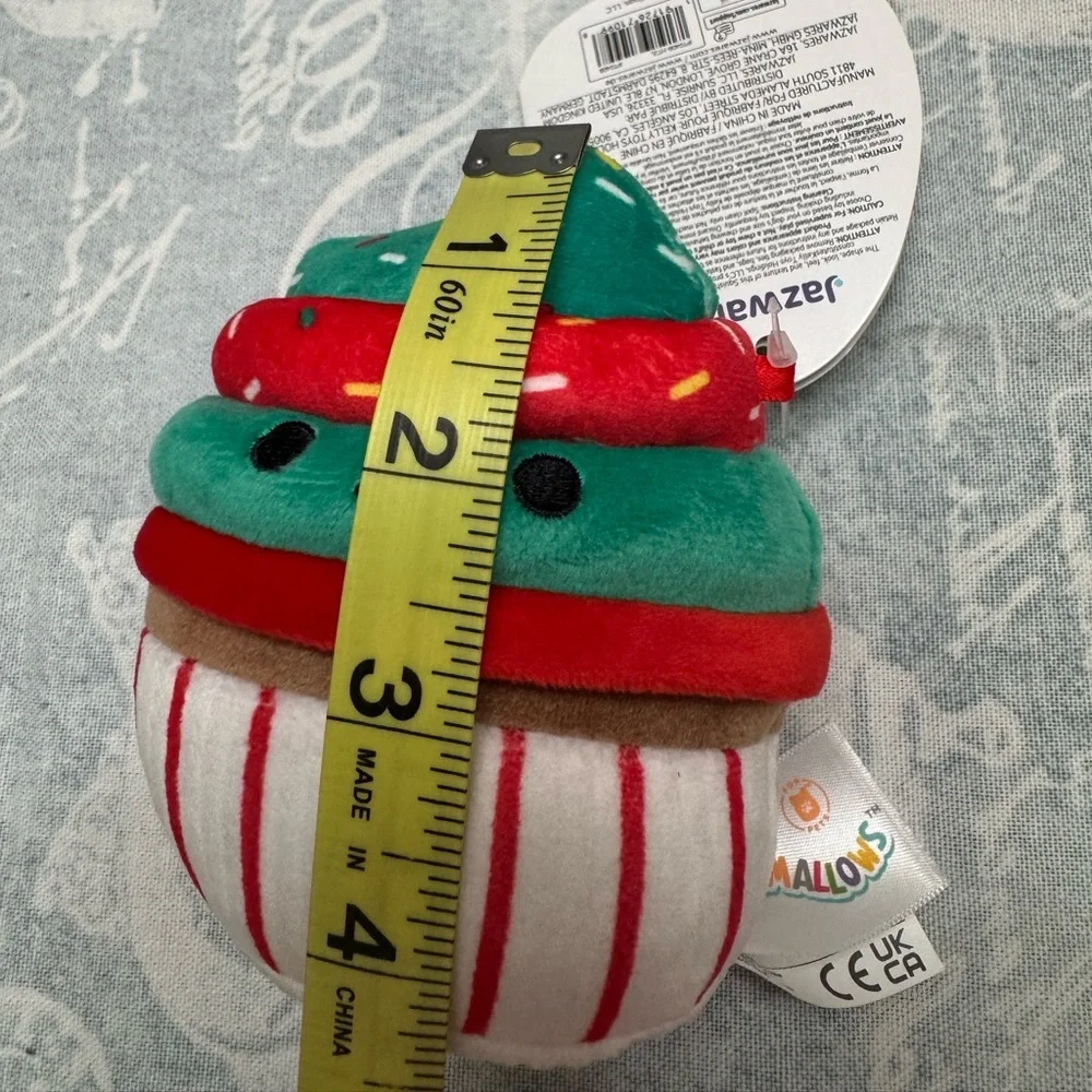 Squishmallows Chantal Cupcake Plush dog toy